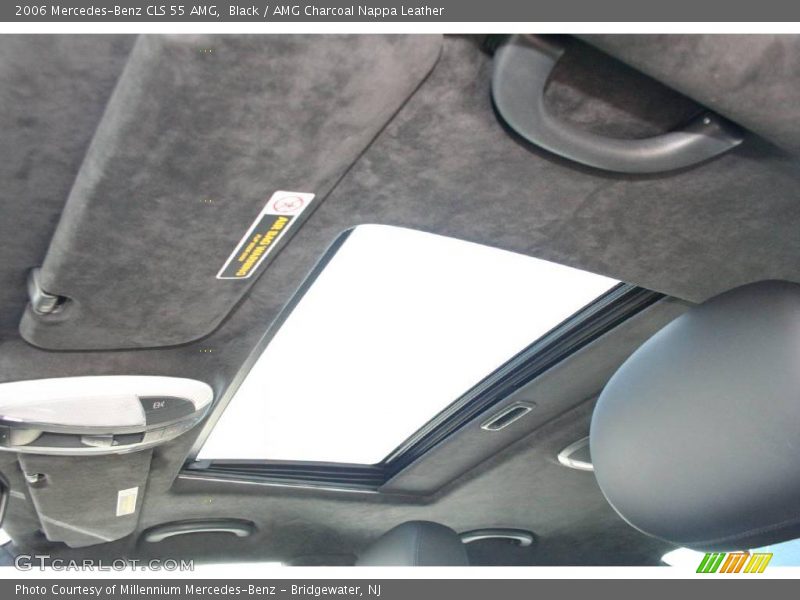 Black / AMG Charcoal Nappa Leather 2006 Mercedes-Benz CLS 55 AMG