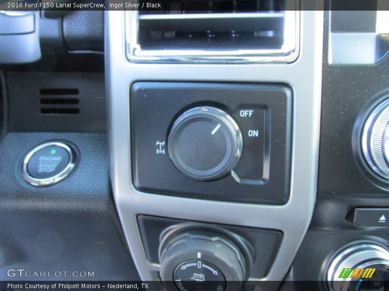 Ingot Silver / Black 2016 Ford F150 Lariat SuperCrew