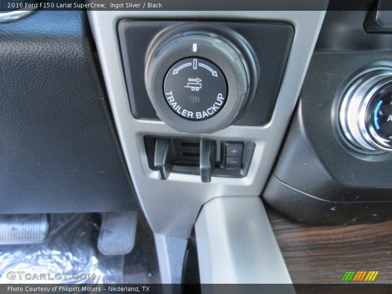 Ingot Silver / Black 2016 Ford F150 Lariat SuperCrew