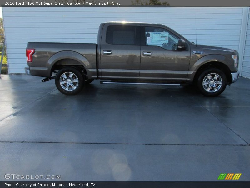 Caribou / Medium Earth Gray 2016 Ford F150 XLT SuperCrew