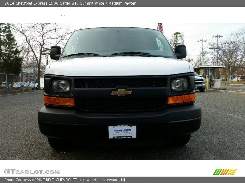 Summit White / Medium Pewter 2014 Chevrolet Express 1500 Cargo WT