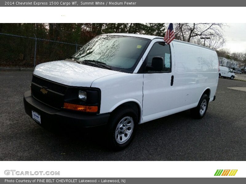 Summit White / Medium Pewter 2014 Chevrolet Express 1500 Cargo WT