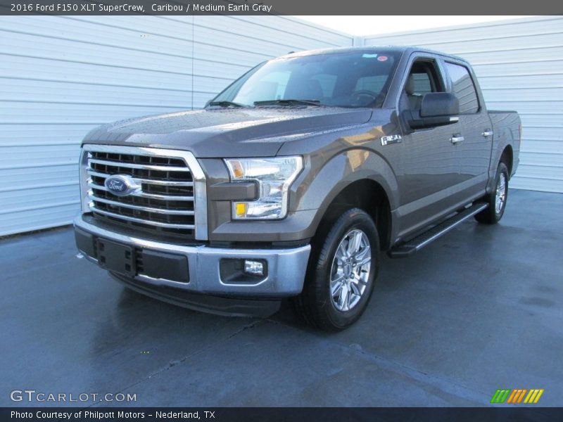 Caribou / Medium Earth Gray 2016 Ford F150 XLT SuperCrew