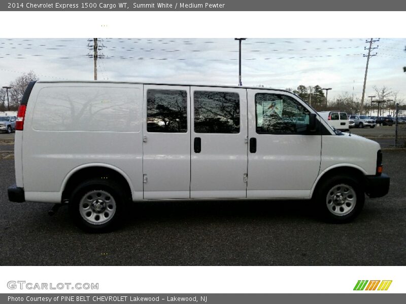 Summit White / Medium Pewter 2014 Chevrolet Express 1500 Cargo WT