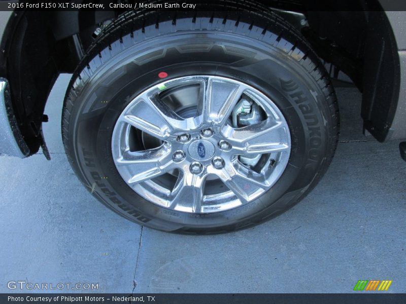 Caribou / Medium Earth Gray 2016 Ford F150 XLT SuperCrew