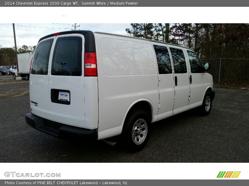 Summit White / Medium Pewter 2014 Chevrolet Express 1500 Cargo WT