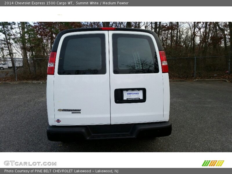 Summit White / Medium Pewter 2014 Chevrolet Express 1500 Cargo WT