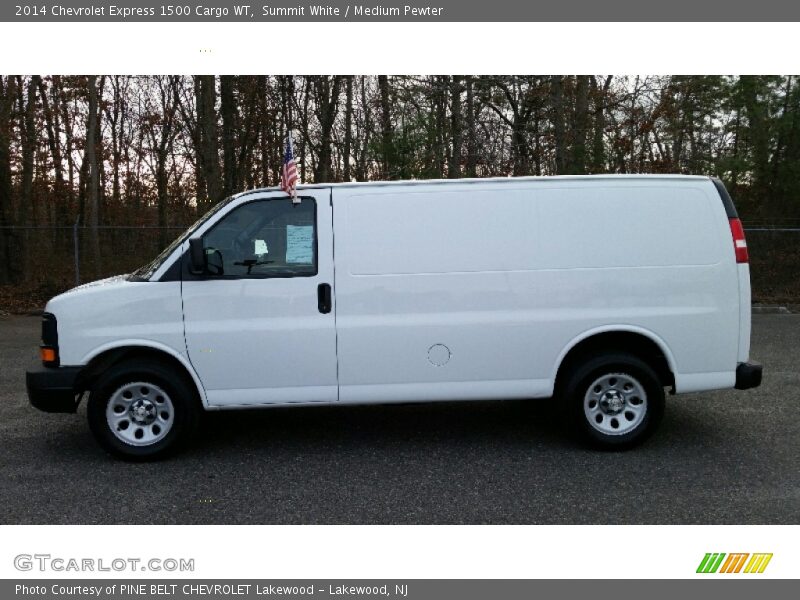 Summit White / Medium Pewter 2014 Chevrolet Express 1500 Cargo WT