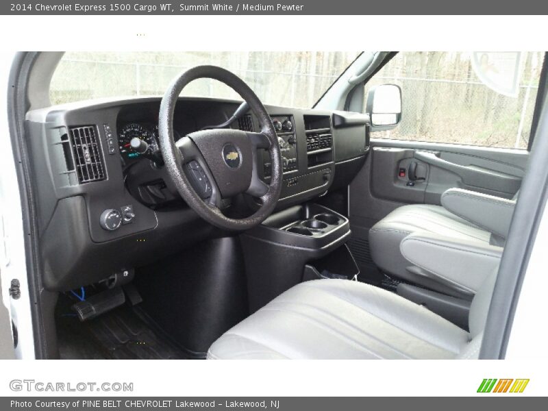 Summit White / Medium Pewter 2014 Chevrolet Express 1500 Cargo WT