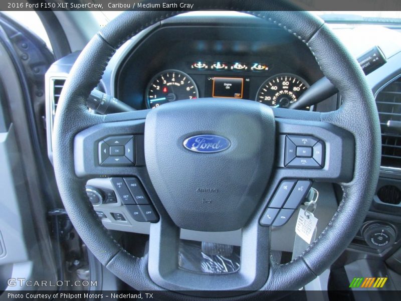 Caribou / Medium Earth Gray 2016 Ford F150 XLT SuperCrew