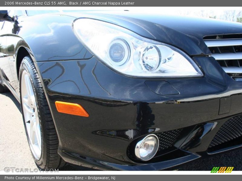 Black / AMG Charcoal Nappa Leather 2006 Mercedes-Benz CLS 55 AMG