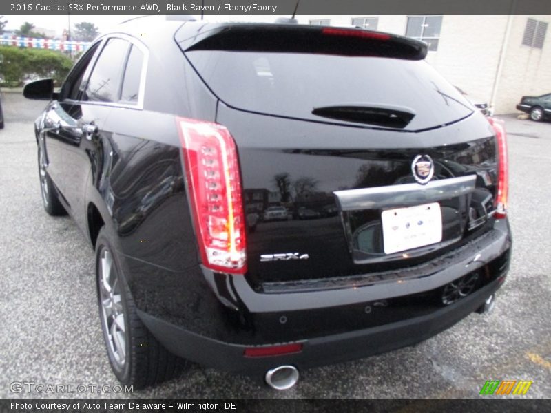 Black Raven / Ebony/Ebony 2016 Cadillac SRX Performance AWD