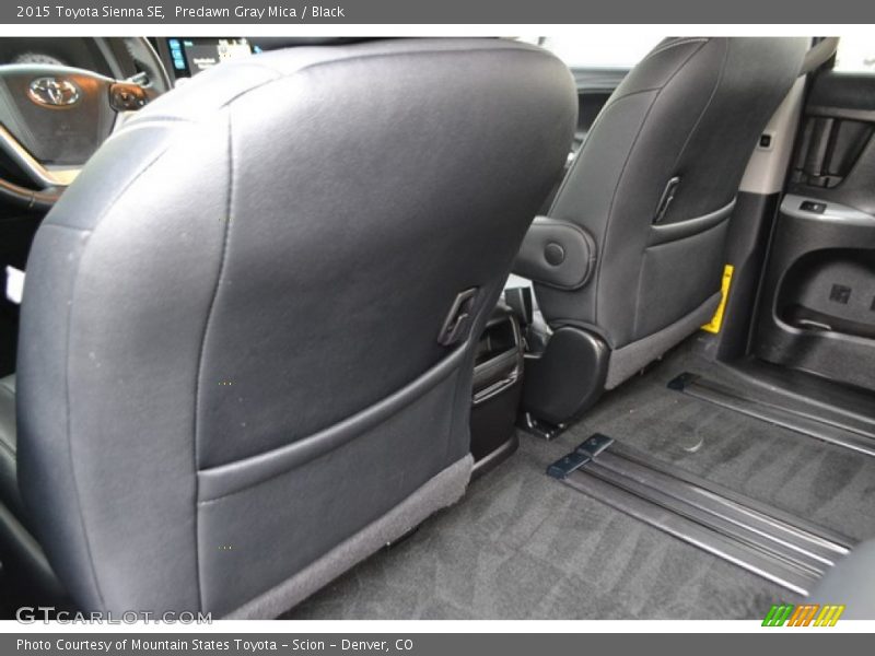 Predawn Gray Mica / Black 2015 Toyota Sienna SE