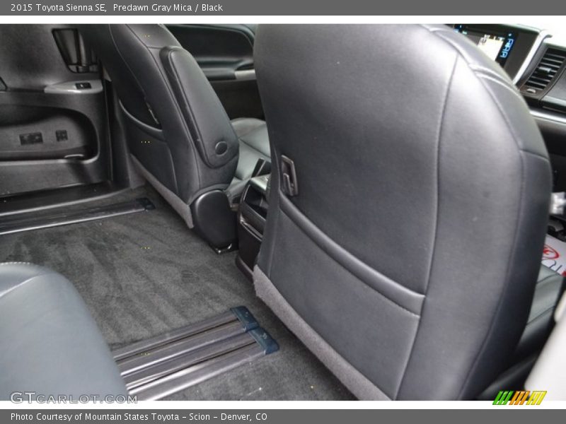 Predawn Gray Mica / Black 2015 Toyota Sienna SE