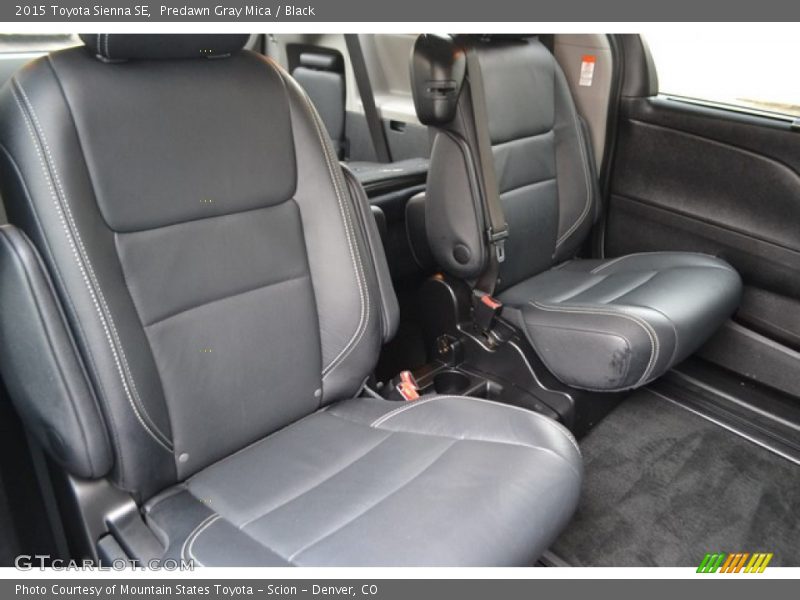 Predawn Gray Mica / Black 2015 Toyota Sienna SE