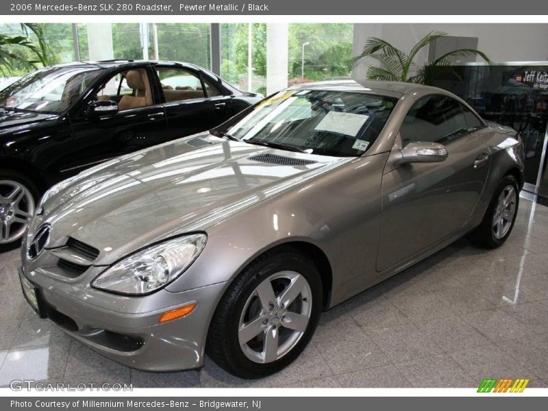 Pewter Metallic / Black 2006 Mercedes-Benz SLK 280 Roadster