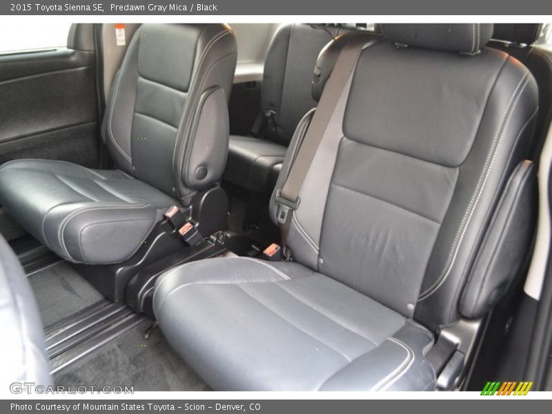 Predawn Gray Mica / Black 2015 Toyota Sienna SE
