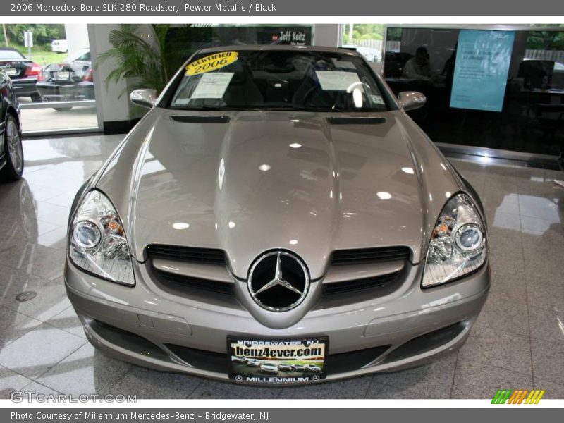 Pewter Metallic / Black 2006 Mercedes-Benz SLK 280 Roadster