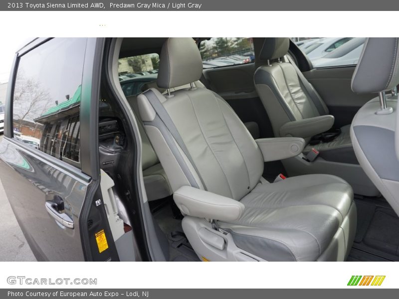 Predawn Gray Mica / Light Gray 2013 Toyota Sienna Limited AWD