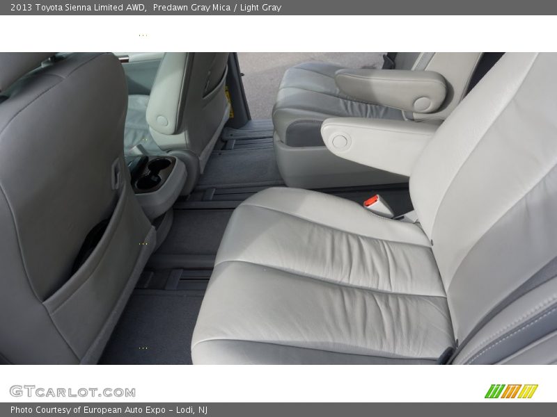 Predawn Gray Mica / Light Gray 2013 Toyota Sienna Limited AWD