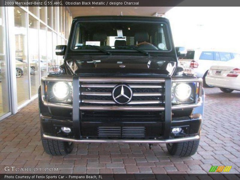 Obsidian Black Metallic / designo Charcoal 2009 Mercedes-Benz G 55 AMG