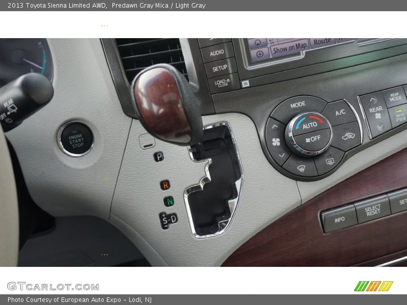 Predawn Gray Mica / Light Gray 2013 Toyota Sienna Limited AWD