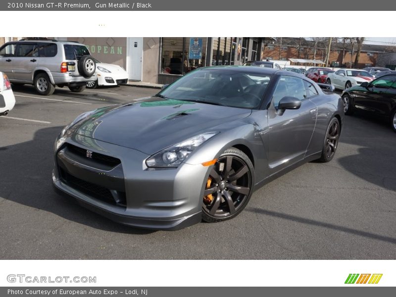 Gun Metallic / Black 2010 Nissan GT-R Premium