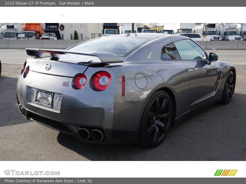 Gun Metallic / Black 2010 Nissan GT-R Premium