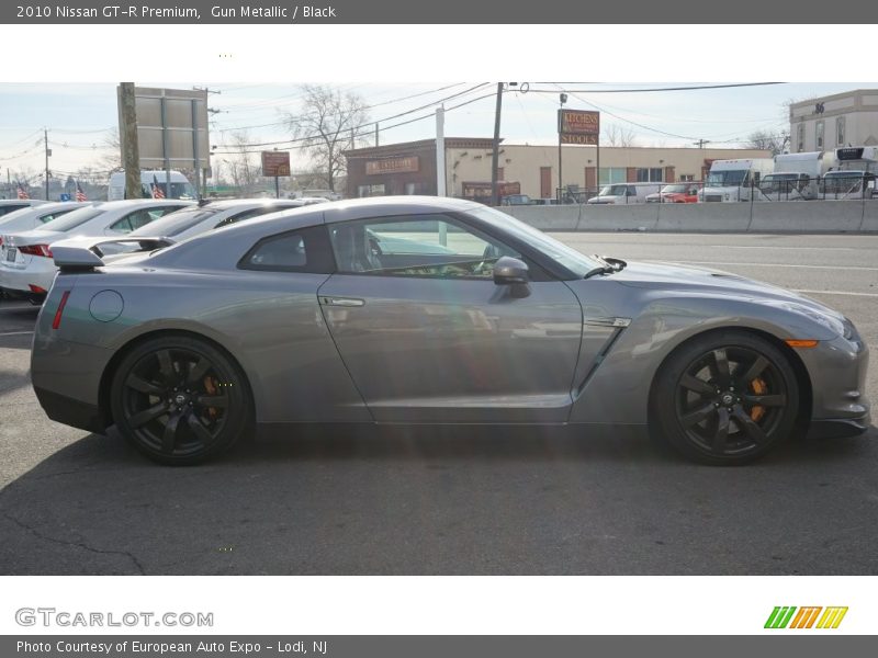 Gun Metallic / Black 2010 Nissan GT-R Premium