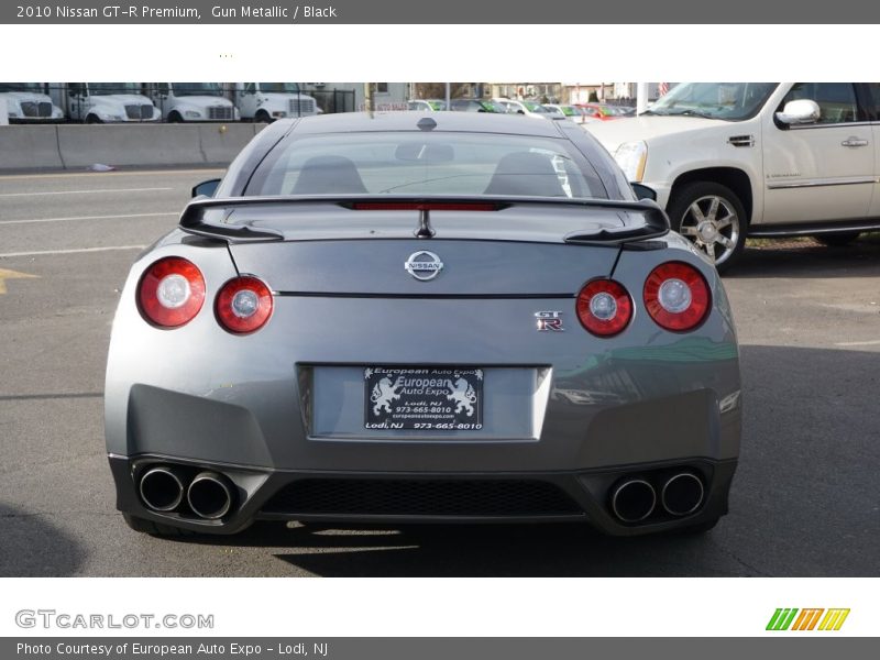 Gun Metallic / Black 2010 Nissan GT-R Premium