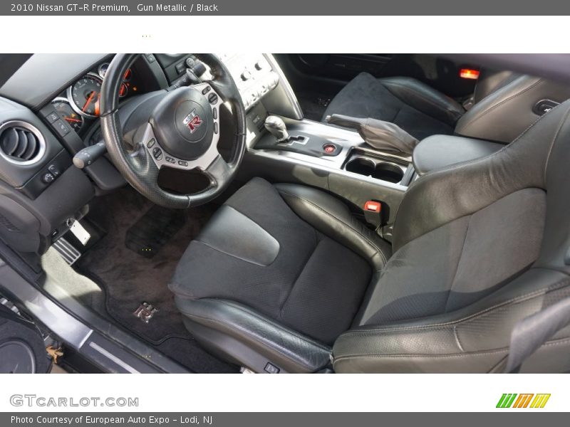 Gun Metallic / Black 2010 Nissan GT-R Premium