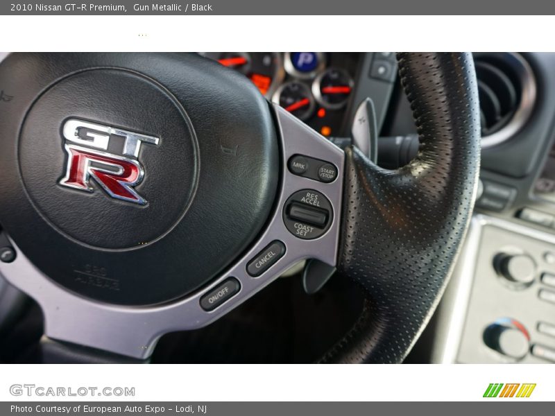 Gun Metallic / Black 2010 Nissan GT-R Premium