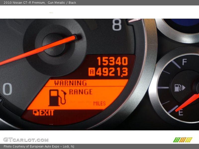 Gun Metallic / Black 2010 Nissan GT-R Premium
