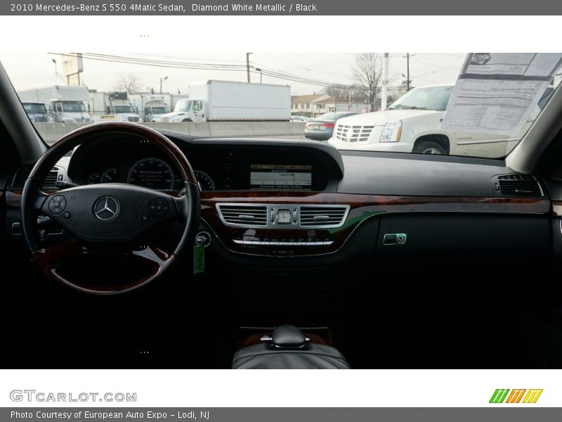 Diamond White Metallic / Black 2010 Mercedes-Benz S 550 4Matic Sedan