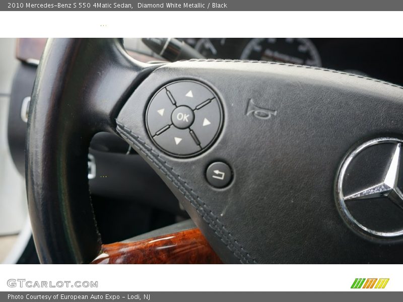 Diamond White Metallic / Black 2010 Mercedes-Benz S 550 4Matic Sedan