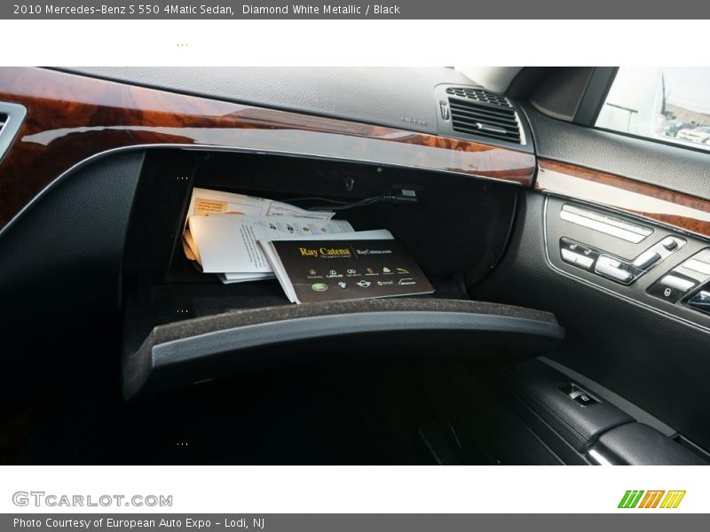 Diamond White Metallic / Black 2010 Mercedes-Benz S 550 4Matic Sedan