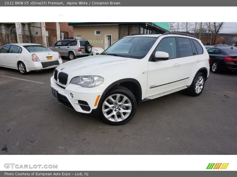 Alpine White / Cinnamon Brown 2012 BMW X5 xDrive35i Premium