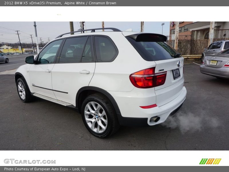Alpine White / Cinnamon Brown 2012 BMW X5 xDrive35i Premium