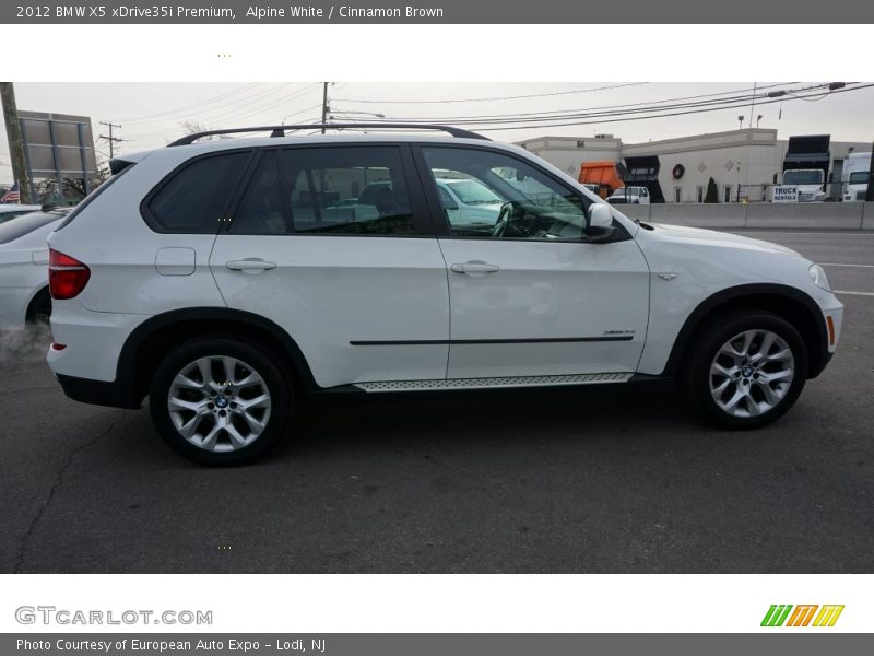 Alpine White / Cinnamon Brown 2012 BMW X5 xDrive35i Premium