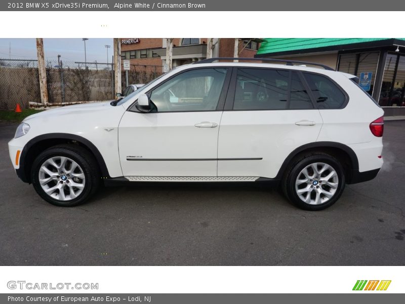 Alpine White / Cinnamon Brown 2012 BMW X5 xDrive35i Premium