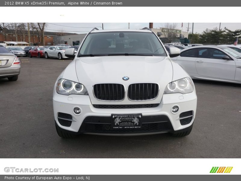 Alpine White / Cinnamon Brown 2012 BMW X5 xDrive35i Premium
