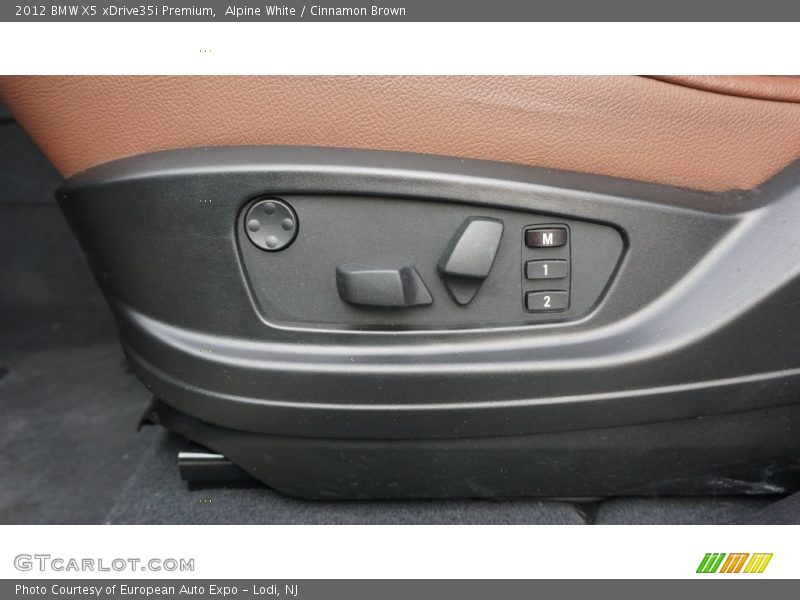 Alpine White / Cinnamon Brown 2012 BMW X5 xDrive35i Premium