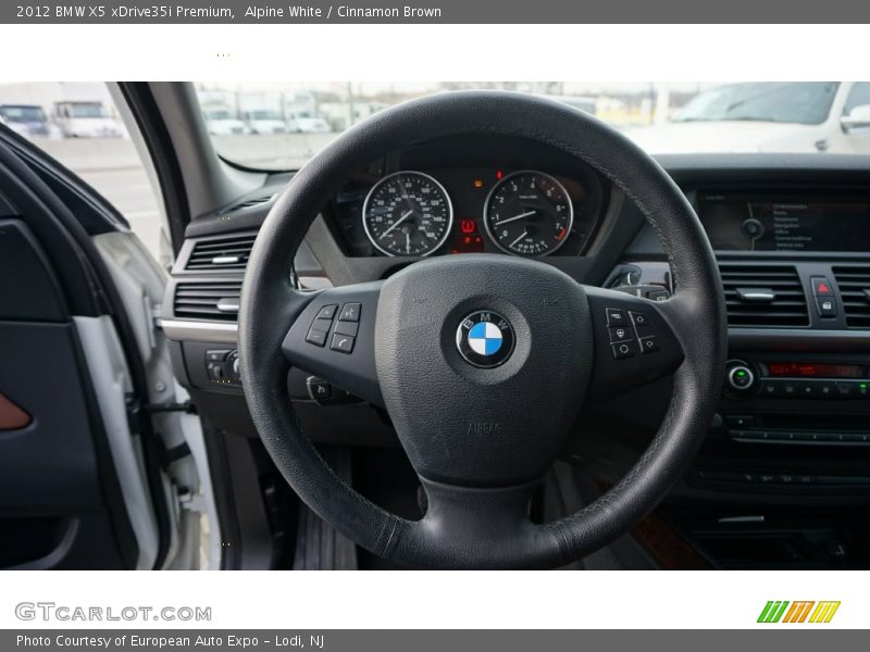 Alpine White / Cinnamon Brown 2012 BMW X5 xDrive35i Premium