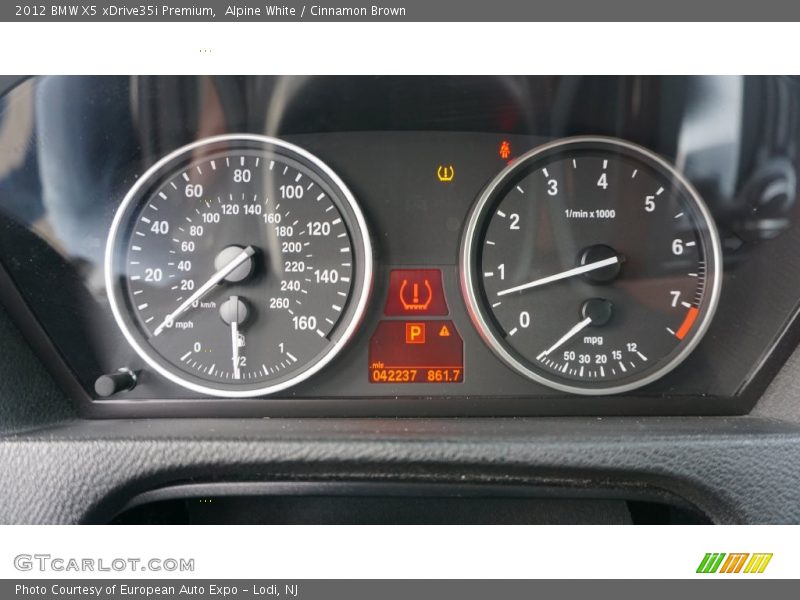 Alpine White / Cinnamon Brown 2012 BMW X5 xDrive35i Premium