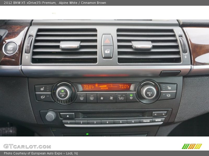 Alpine White / Cinnamon Brown 2012 BMW X5 xDrive35i Premium