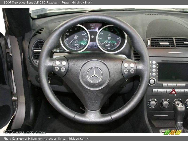 Pewter Metallic / Black 2006 Mercedes-Benz SLK 280 Roadster