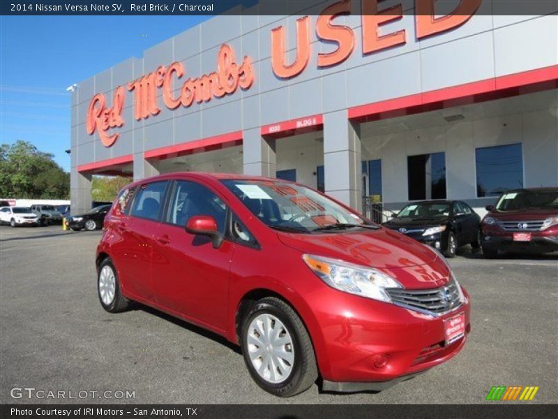 Red Brick / Charcoal 2014 Nissan Versa Note SV