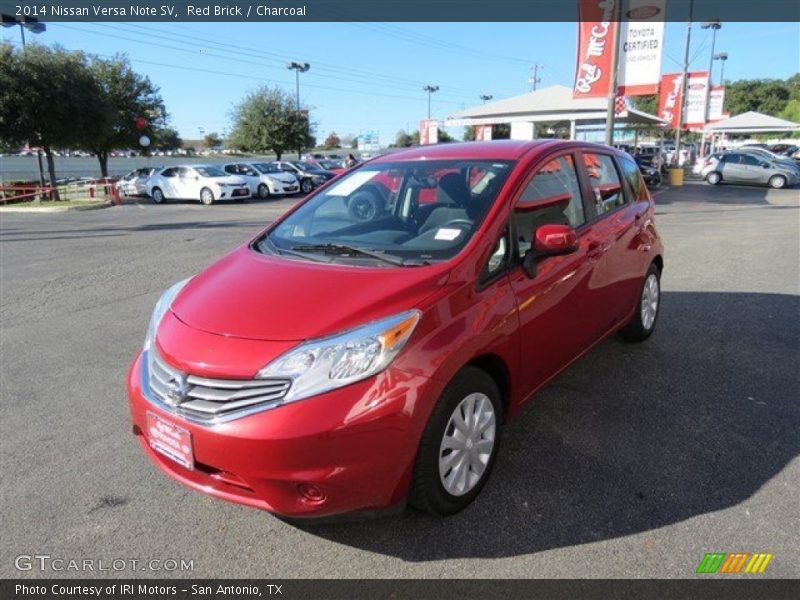 Red Brick / Charcoal 2014 Nissan Versa Note SV