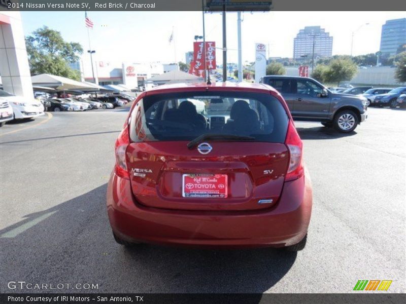 Red Brick / Charcoal 2014 Nissan Versa Note SV