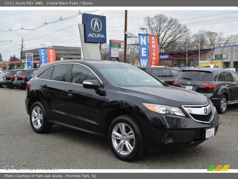 Crystal Black Pearl / Ebony 2013 Acura RDX AWD